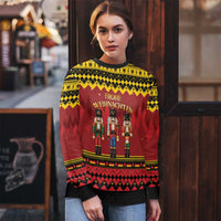 Germany Nussknacker Christmas Ugly Christmas Sweater Crack Deez Nuts - Wonder Print Shop