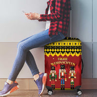 Germany Nussknacker Christmas Luggage Cover Crack Deez Nuts - Wonder Print Shop