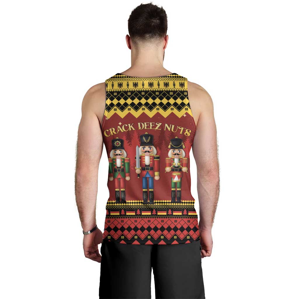 Germany Nussknacker Christmas Men Tank Top Crack Deez Nuts - Wonder Print Shop
