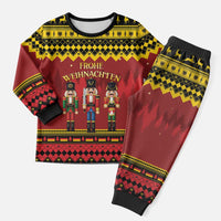 Germany Nussknacker Christmas Pajama Set Crack Deez Nuts - Wonder Print Shop