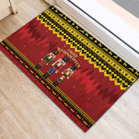 Germany Nussknacker Christmas Rubber Doormat Crack Deez Nuts - Wonder Print Shop