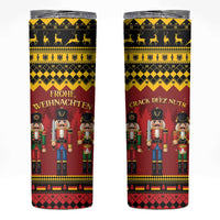Germany Nussknacker Christmas Skinny Tumbler Crack Deez Nuts - Wonder Print Shop