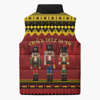 Germany Nussknacker Christmas Sleeveless Puffer Jacket Crack Deez Nuts - Wonder Print Shop
