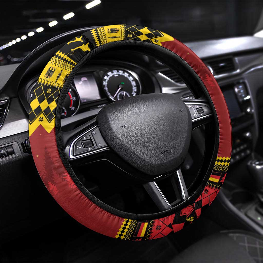 Germany Nussknacker Christmas Steering Wheel Cover Crack Deez Nuts - Wonder Print Shop