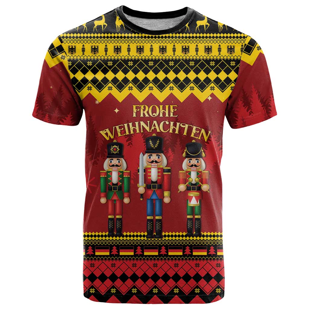 Germany Nussknacker Christmas T Shirt Crack Deez Nuts - Wonder Print Shop
