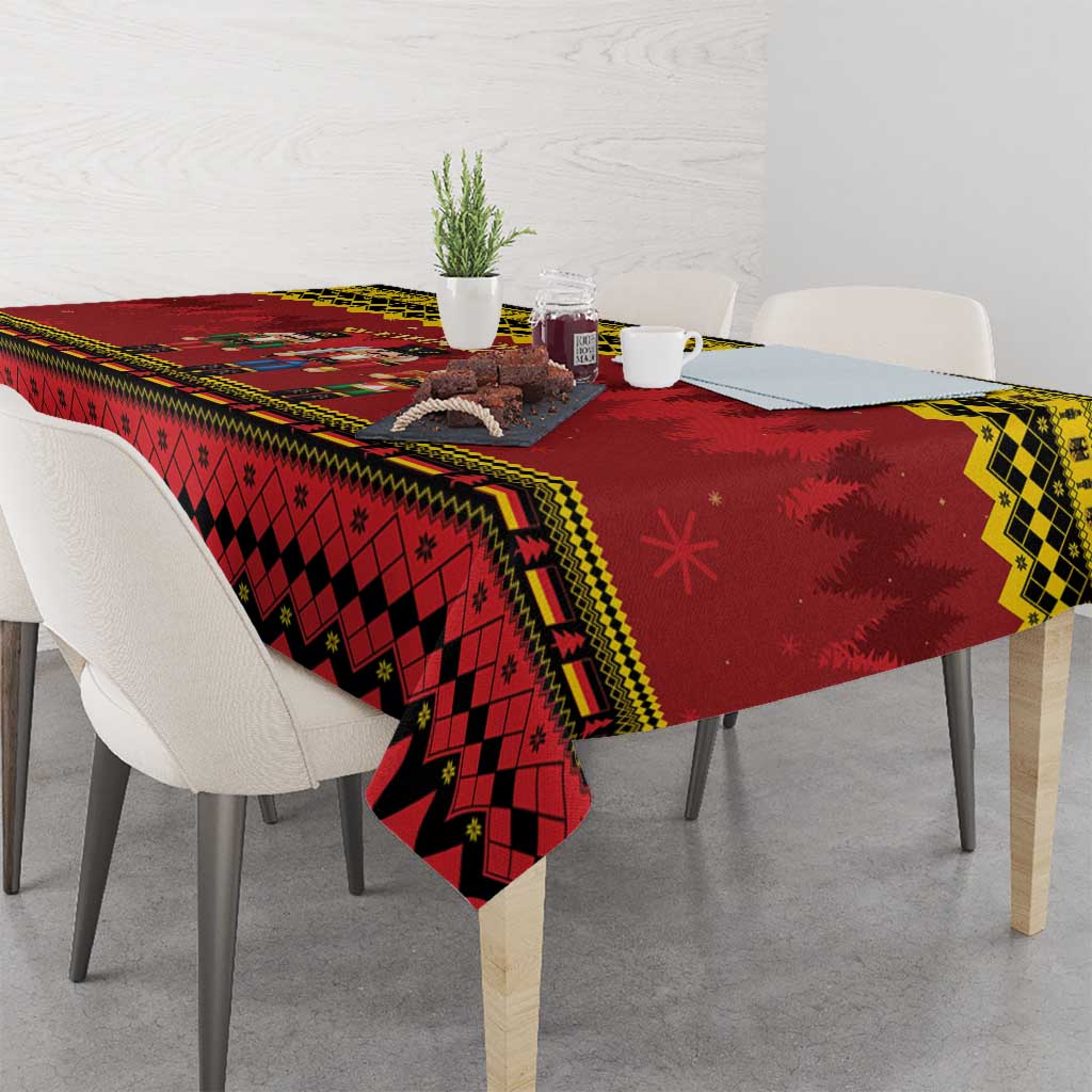 Germany Nussknacker Christmas Tablecloth Crack Deez Nuts - Wonder Print Shop