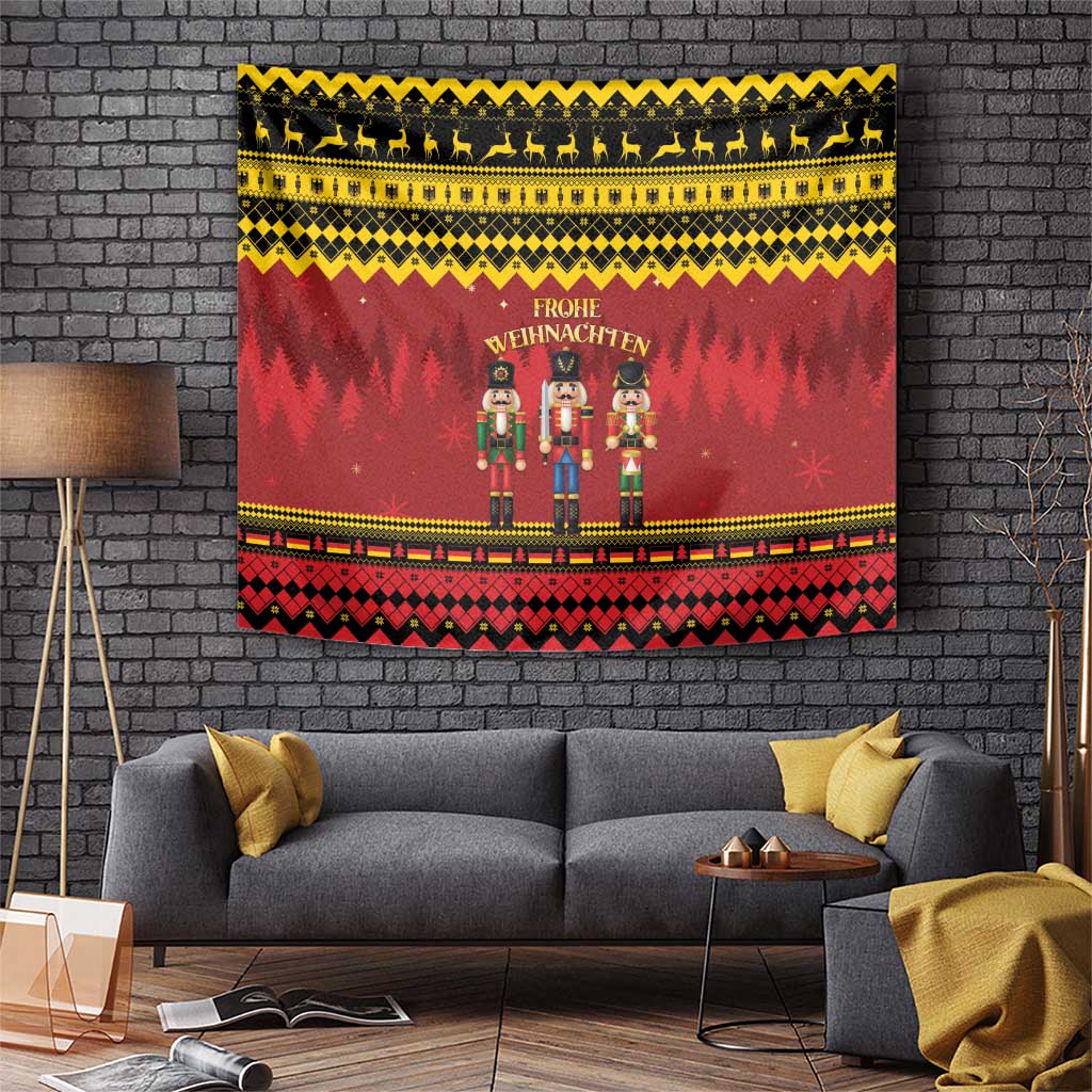 Germany Nussknacker Christmas Tapestry Crack Deez Nuts - Wonder Print Shop