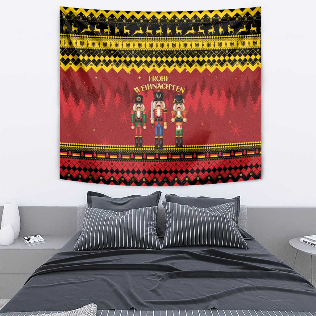 Germany Nussknacker Christmas Tapestry Crack Deez Nuts - Wonder Print Shop