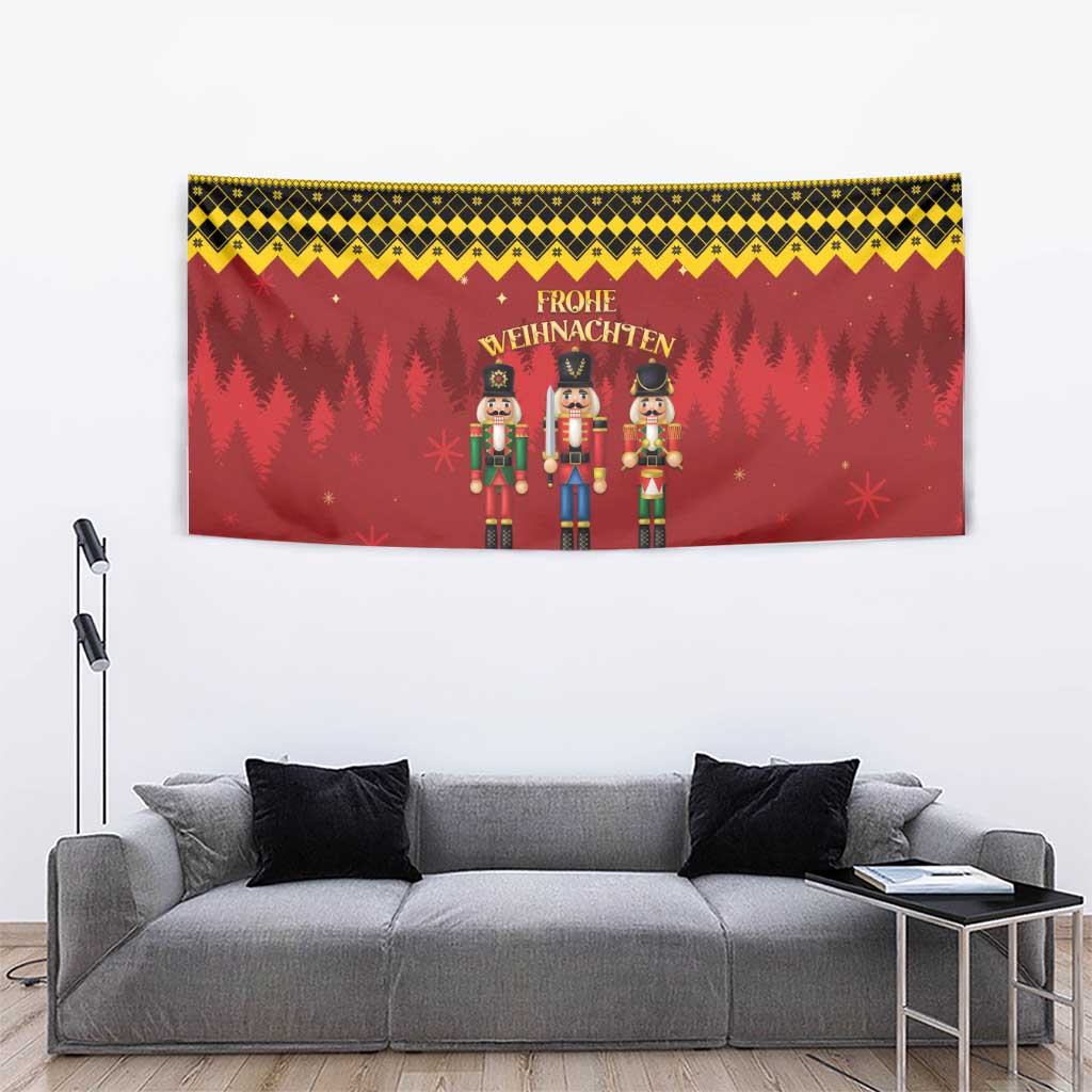 Germany Nussknacker Christmas Tapestry Crack Deez Nuts - Wonder Print Shop