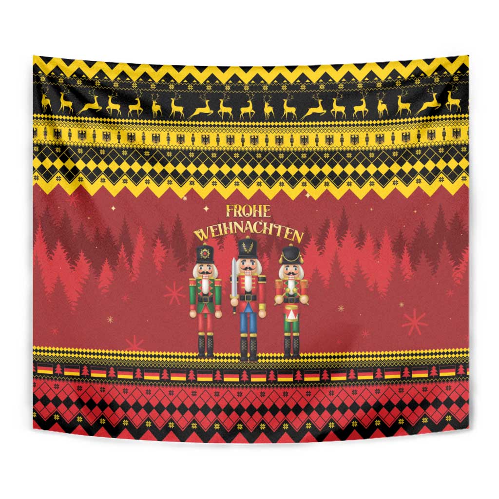 Germany Nussknacker Christmas Tapestry Crack Deez Nuts - Wonder Print Shop