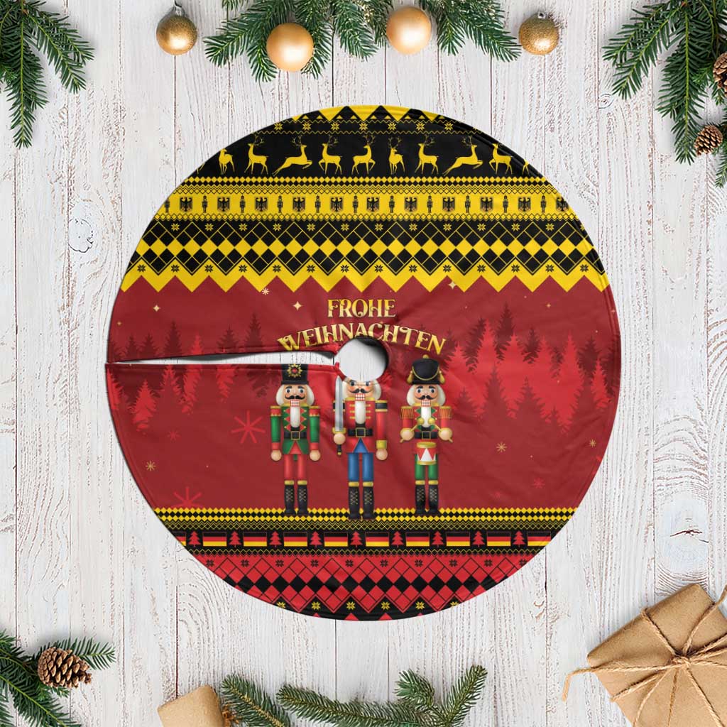 Germany Nussknacker Christmas Tree Skirt Crack Deez Nuts - Wonder Print Shop