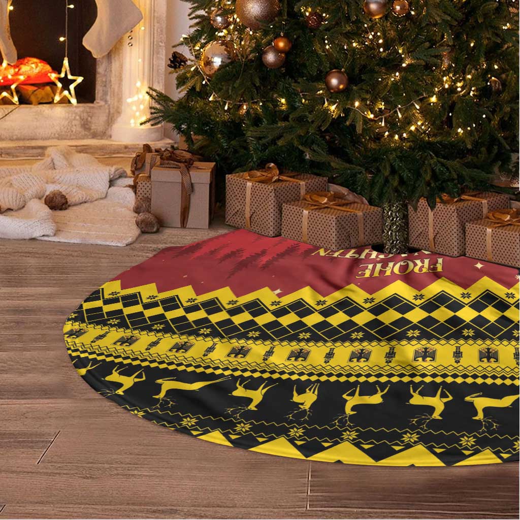 Germany Nussknacker Christmas Tree Skirt Crack Deez Nuts - Wonder Print Shop