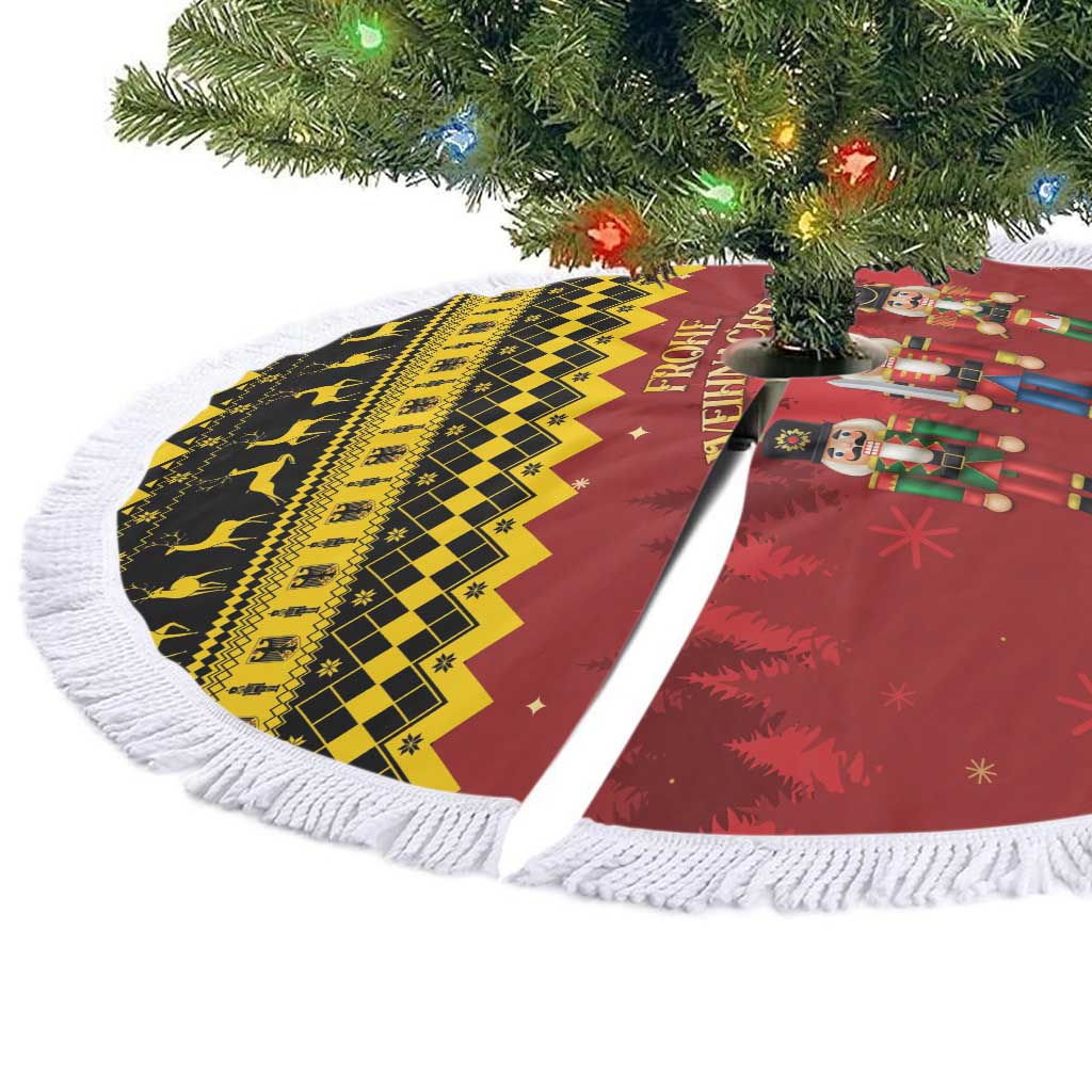 Germany Nussknacker Christmas Tree Skirt Crack Deez Nuts - Wonder Print Shop