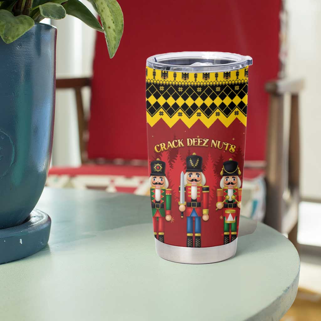 Germany Nussknacker Christmas Tumbler Cup Crack Deez Nuts - Wonder Print Shop
