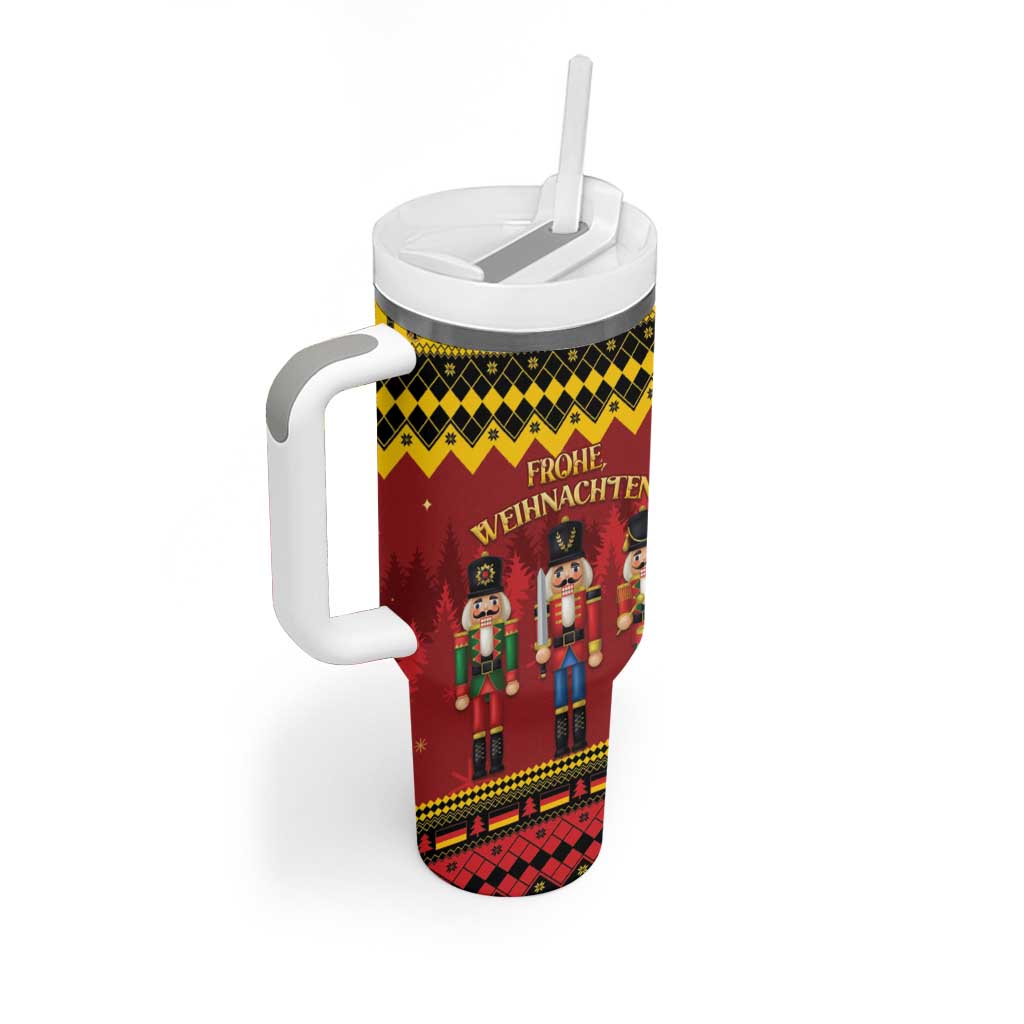 Germany Nussknacker Christmas Tumbler With Handle Crack Deez Nuts - Wonder Print Shop