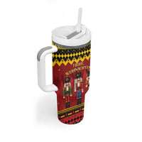 Germany Nussknacker Christmas Tumbler With Handle Crack Deez Nuts - Wonder Print Shop