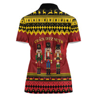 Germany Nussknacker Christmas Women Polo Shirt Crack Deez Nuts - Wonder Print Shop
