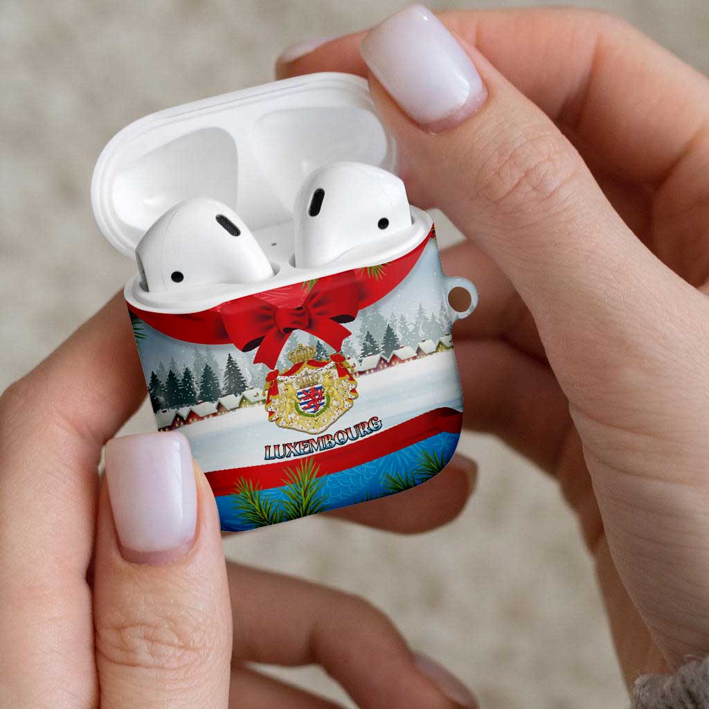 Luxembourg Christmas AirPods Case Schei Chreschtdeeg 2025 - Wonder Print Shop