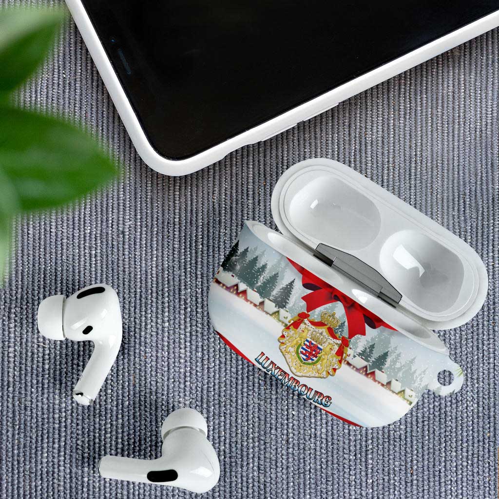Luxembourg Christmas AirPods Case Schei Chreschtdeeg 2025 - Wonder Print Shop