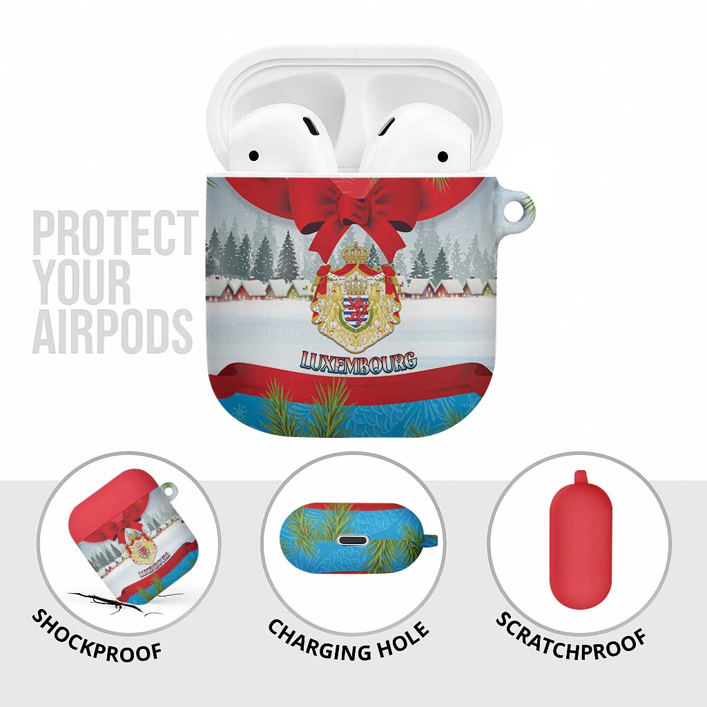 Luxembourg Christmas AirPods Case Schei Chreschtdeeg 2025 - Wonder Print Shop
