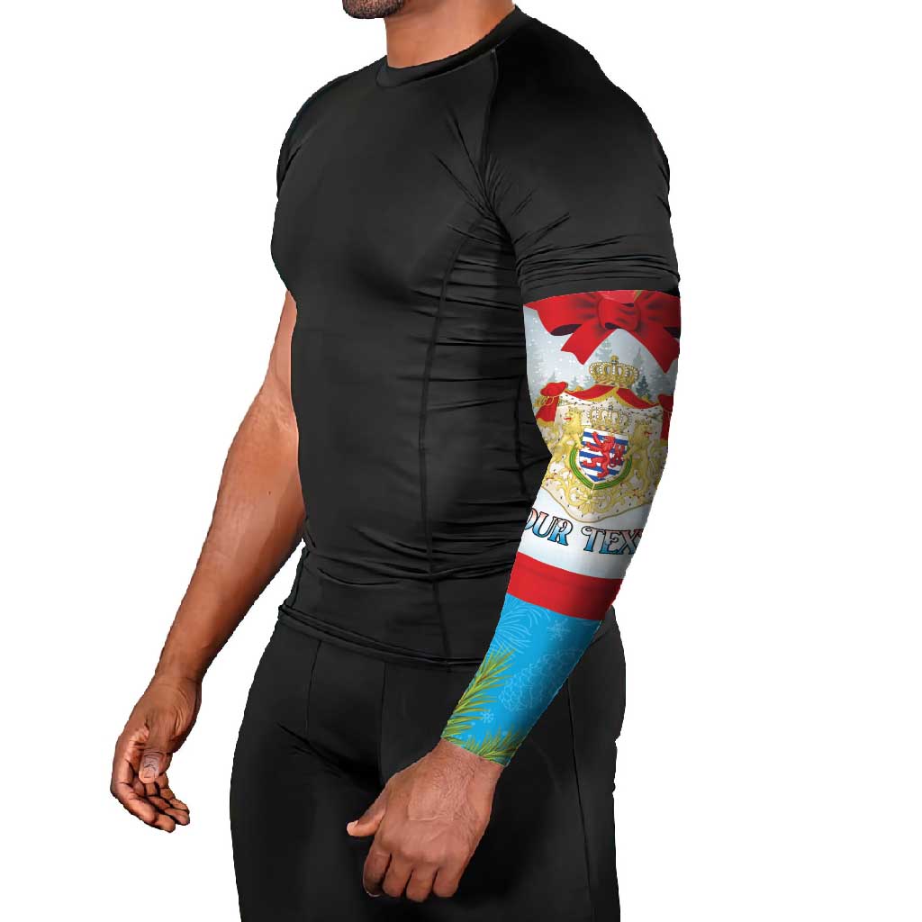 Personalised Luxembourg Christmas Arm Sleeves Schei Chreschtdeeg 2025 - Wonder Print Shop