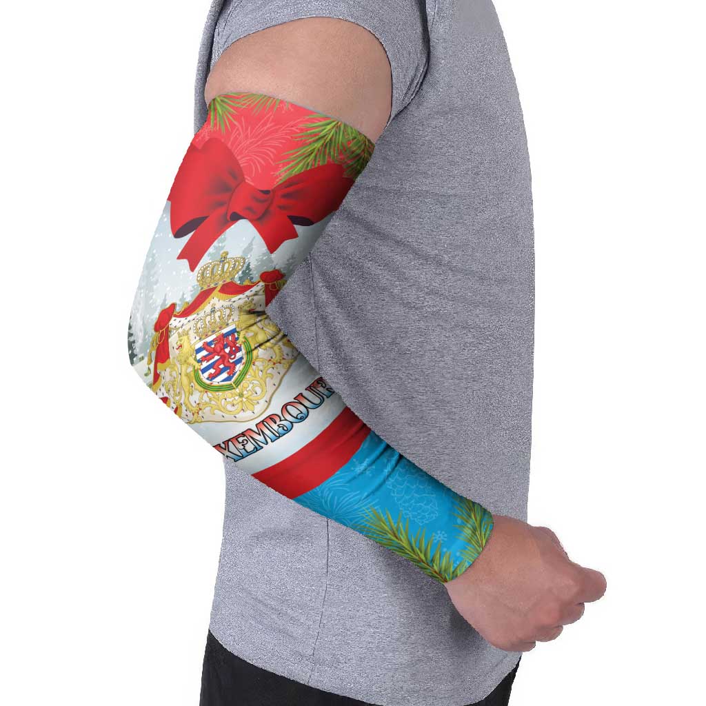 Personalised Luxembourg Christmas Arm Sleeves Schei Chreschtdeeg 2025 - Wonder Print Shop