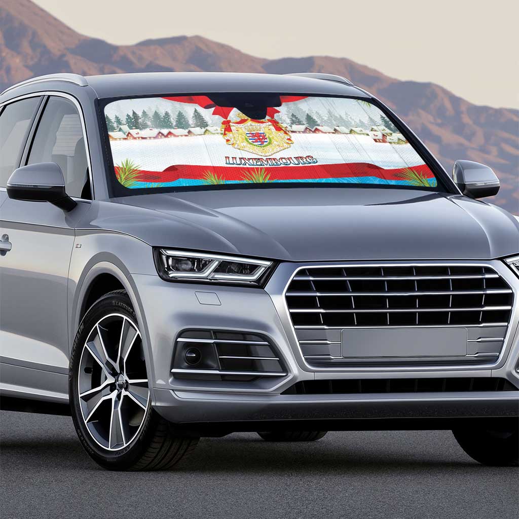 Luxembourg Christmas Auto Sun Shade Schei Chreschtdeeg 2025 - Wonder Print Shop