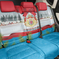 Luxembourg Christmas Back Car Seat Cover Schei Chreschtdeeg 2025 - Wonder Print Shop