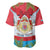 Personalised Luxembourg Christmas Baseball Jersey Schei Chreschtdeeg 2025 - Wonder Print Shop