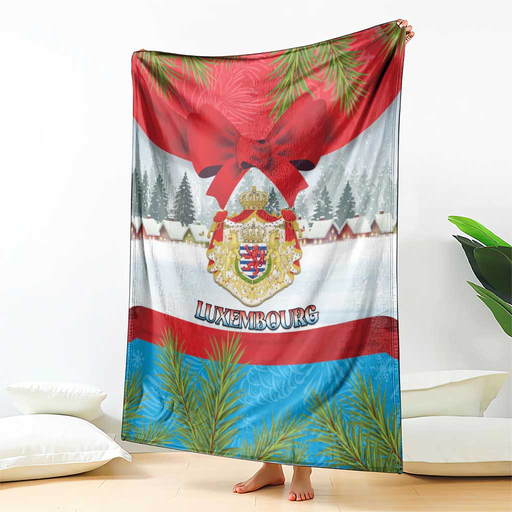 Luxembourg Christmas Blanket Schei Chreschtdeeg 2025 - Wonder Print Shop