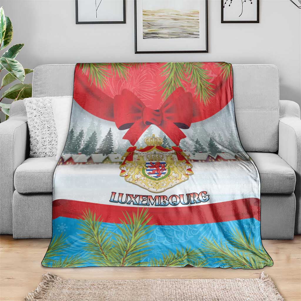 Luxembourg Christmas Blanket Schei Chreschtdeeg 2025 - Wonder Print Shop