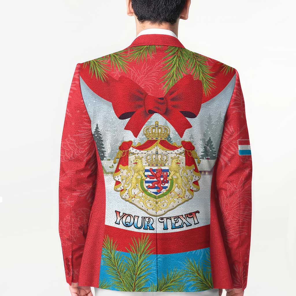 Personalised Luxembourg Christmas Blazer Schei Chreschtdeeg 2025 - Wonder Print Shop