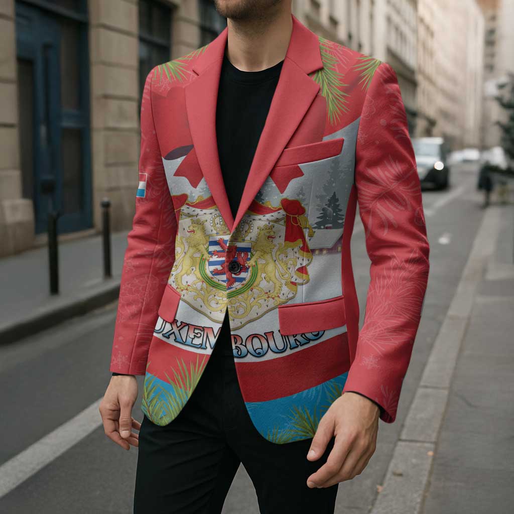 Personalised Luxembourg Christmas Blazer Schei Chreschtdeeg 2025 - Wonder Print Shop