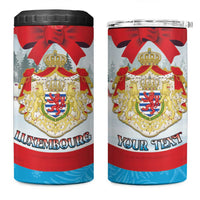Personalised Luxembourg Christmas 4 in 1 Can Cooler Tumbler Schei Chreschtdeeg 2025 - Wonder Print Shop