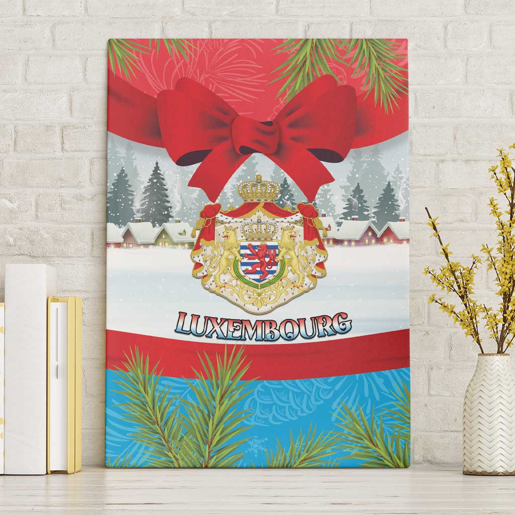 Luxembourg Christmas Canvas Wall Art Schei Chreschtdeeg 2025 - Wonder Print Shop