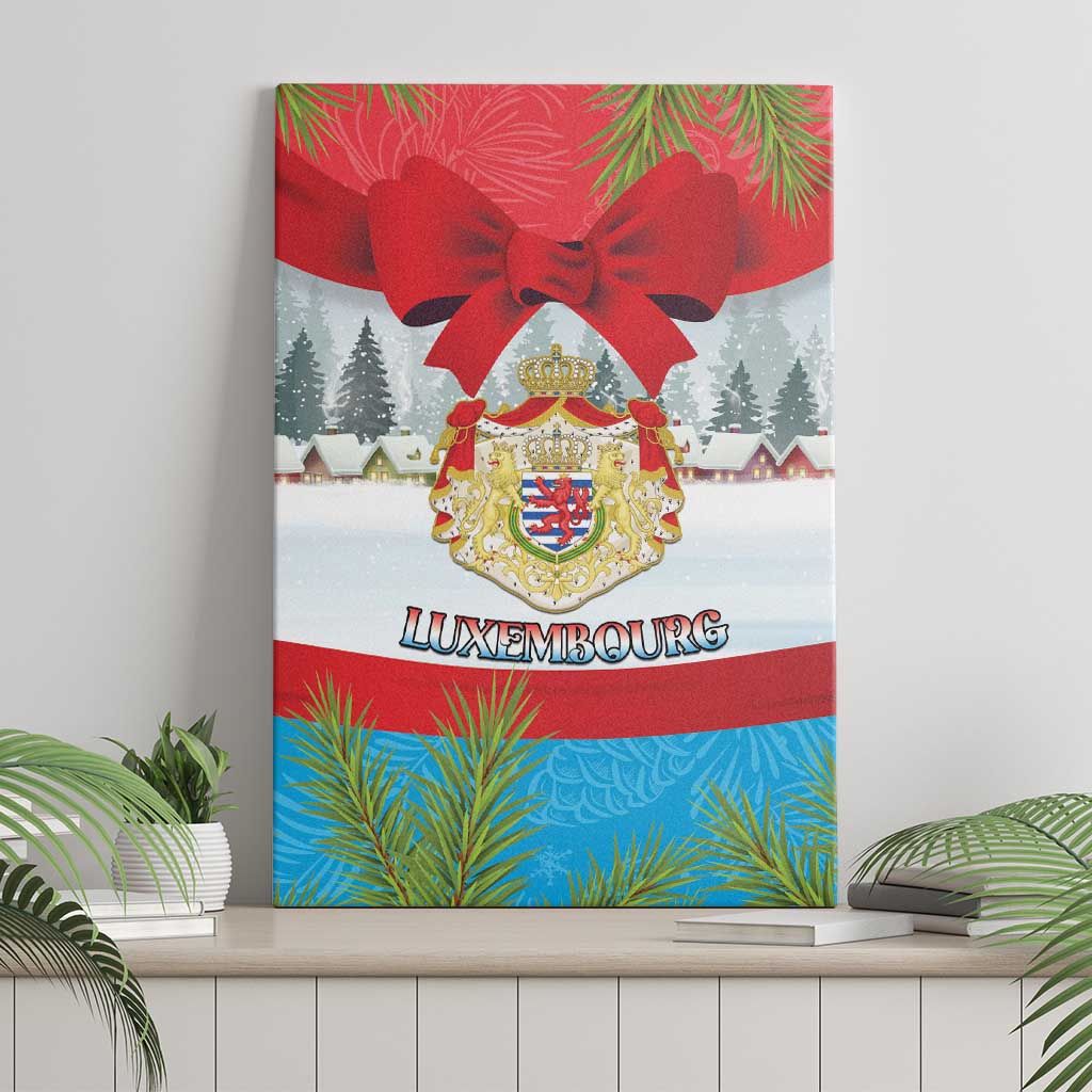 Luxembourg Christmas Canvas Wall Art Schei Chreschtdeeg 2025 - Wonder Print Shop