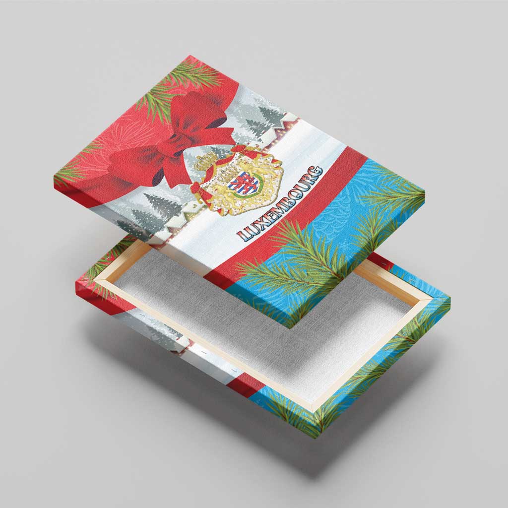 Luxembourg Christmas Canvas Wall Art Schei Chreschtdeeg 2025 - Wonder Print Shop