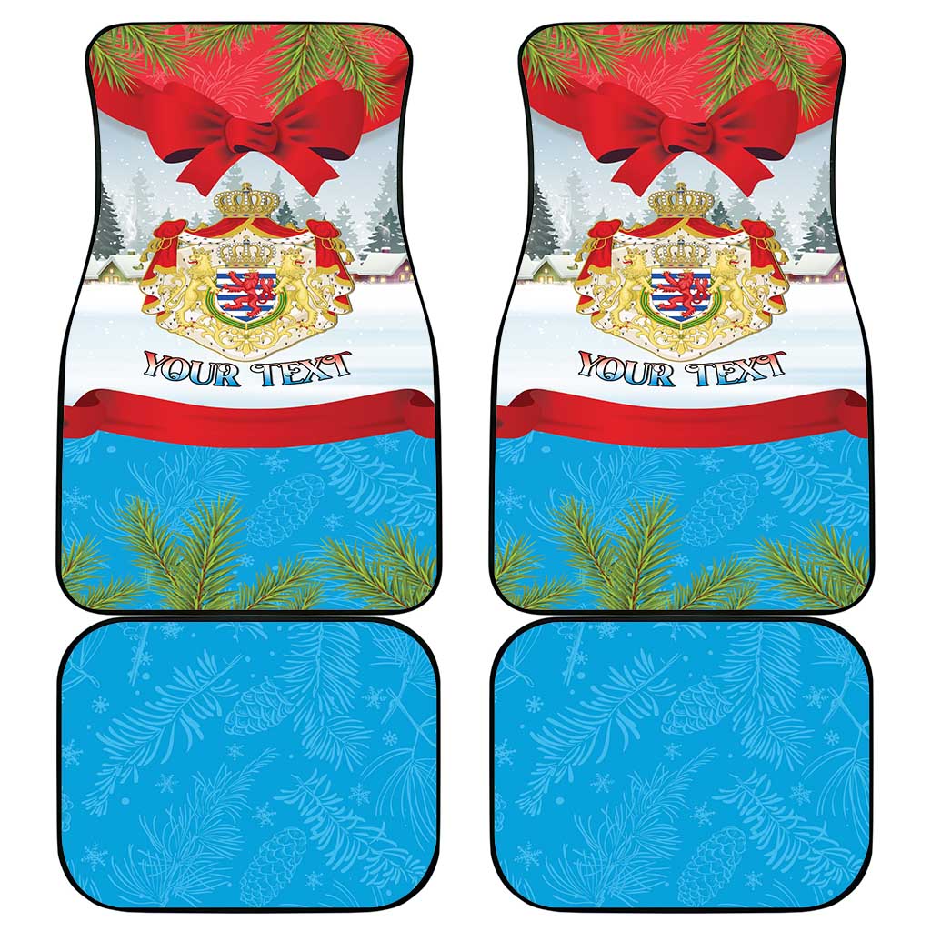 Personalised Luxembourg Christmas Car Mats Schei Chreschtdeeg 2025 - Wonder Print Shop