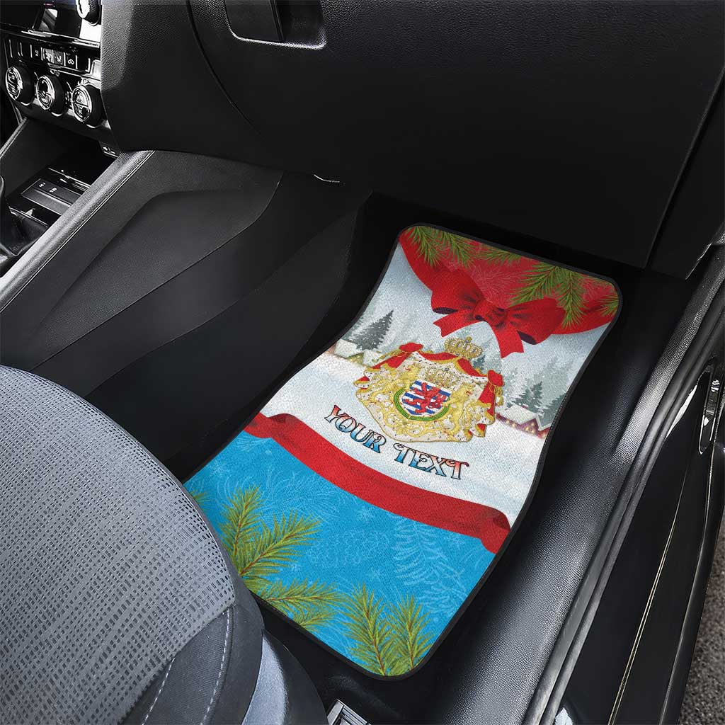 Personalised Luxembourg Christmas Car Mats Schei Chreschtdeeg 2025 - Wonder Print Shop