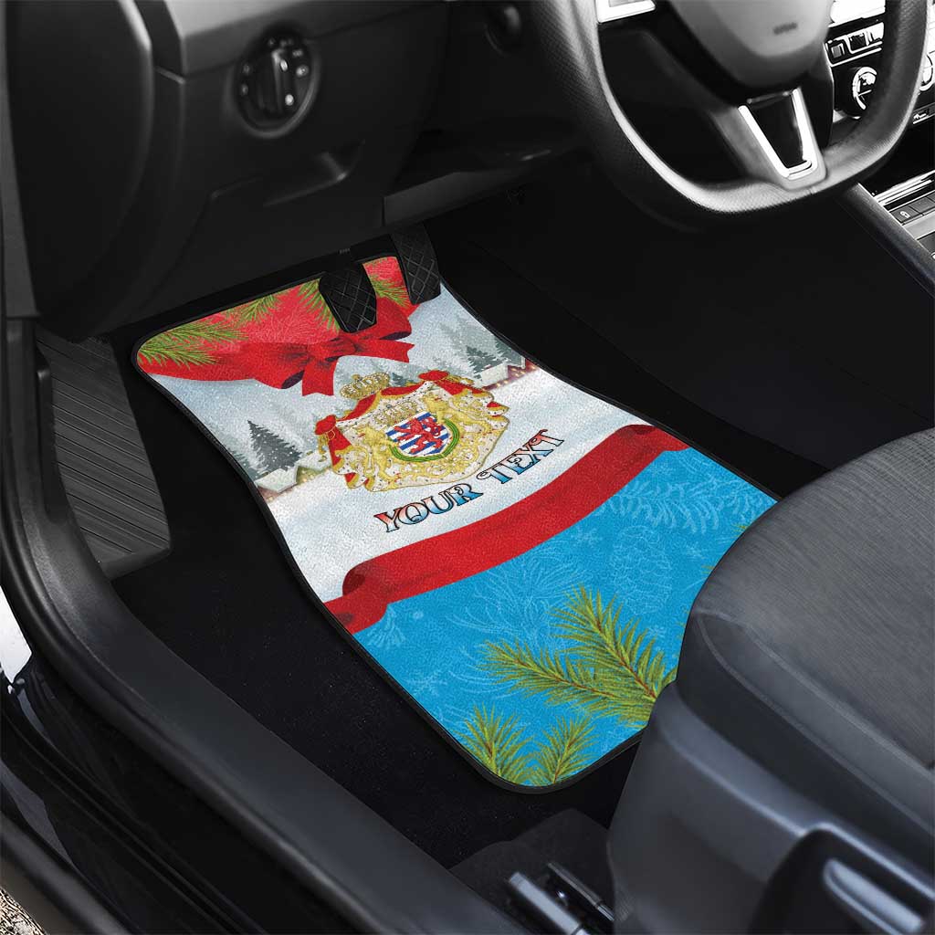 Personalised Luxembourg Christmas Car Mats Schei Chreschtdeeg 2025 - Wonder Print Shop