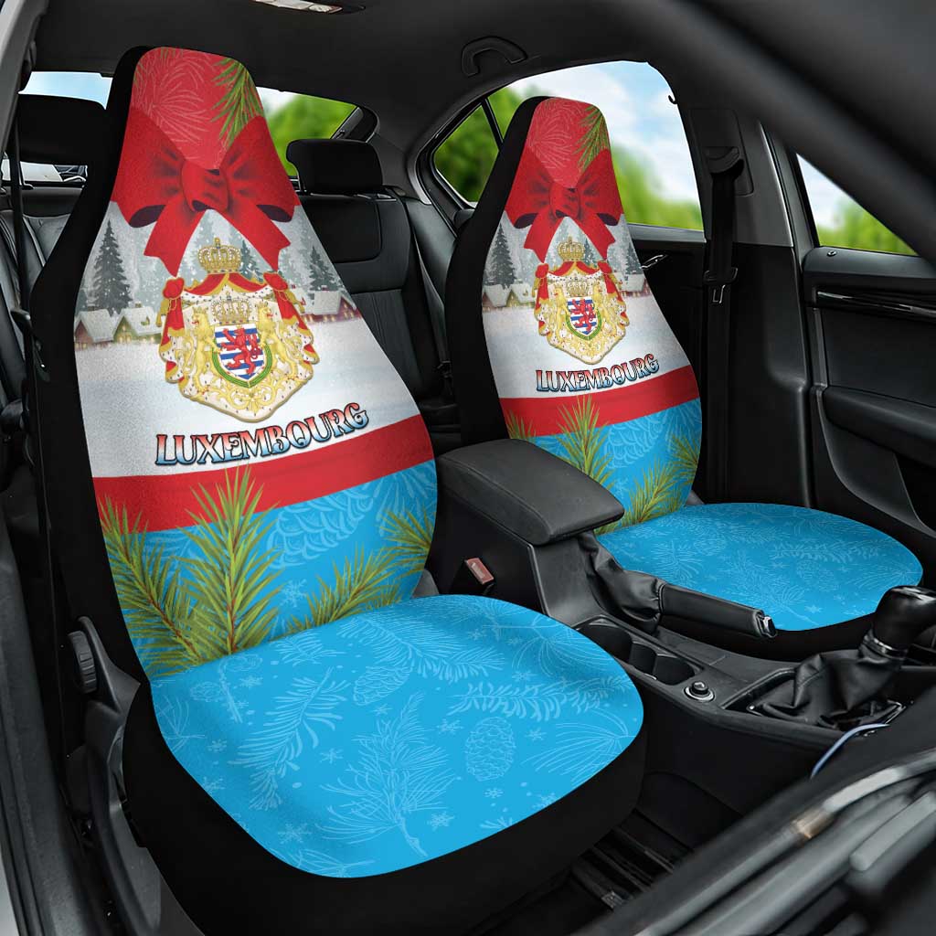 Luxembourg Christmas Car Seat Cover Schei Chreschtdeeg 2025 - Wonder Print Shop