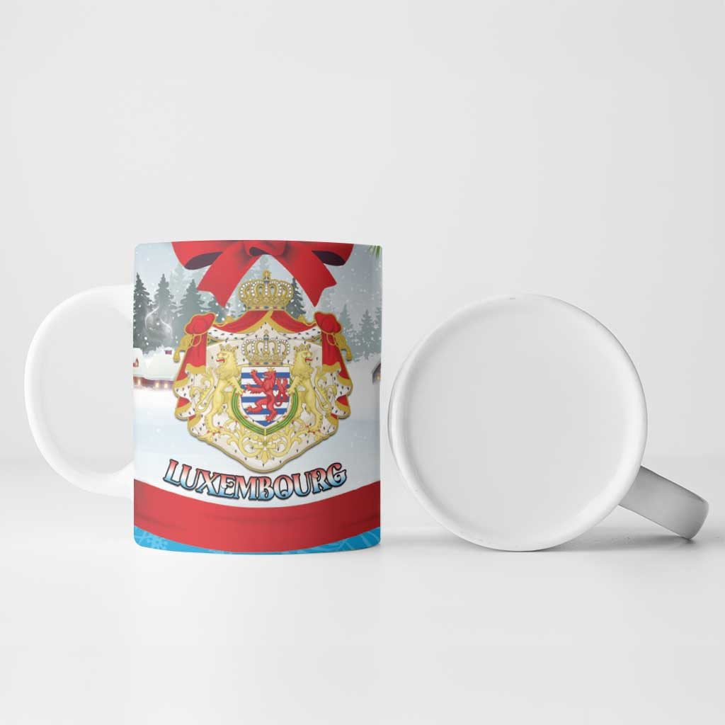 Personalised Luxembourg Christmas Ceramic Mug Schei Chreschtdeeg 2025 - Wonder Print Shop