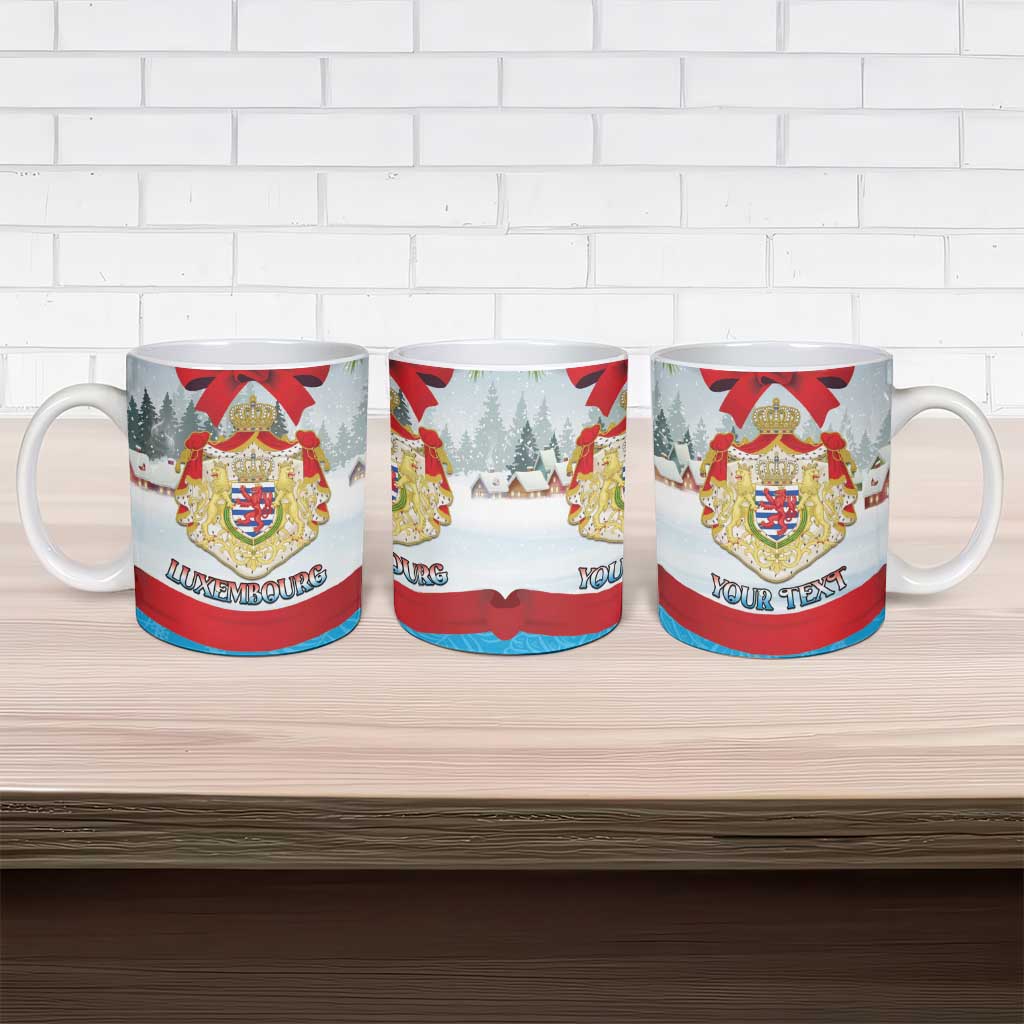 Personalised Luxembourg Christmas Ceramic Mug Schei Chreschtdeeg 2025 - Wonder Print Shop