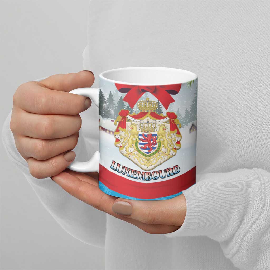 Personalised Luxembourg Christmas Ceramic Mug Schei Chreschtdeeg 2025 - Wonder Print Shop