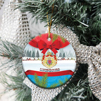 Personalised Luxembourg Christmas Ceramic Ornament Schei Chreschtdeeg 2025 - Wonder Print Shop