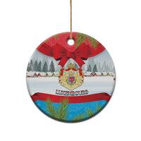 Personalised Luxembourg Christmas Ceramic Ornament Schei Chreschtdeeg 2025 - Wonder Print Shop