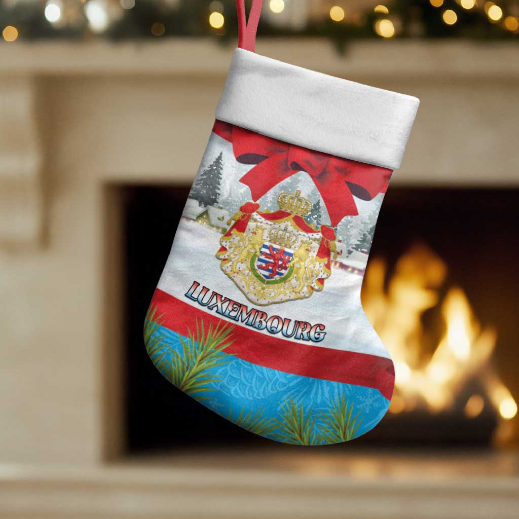Personalised Luxembourg Christmas Stocking Schei Chreschtdeeg 2025 - Wonder Print Shop