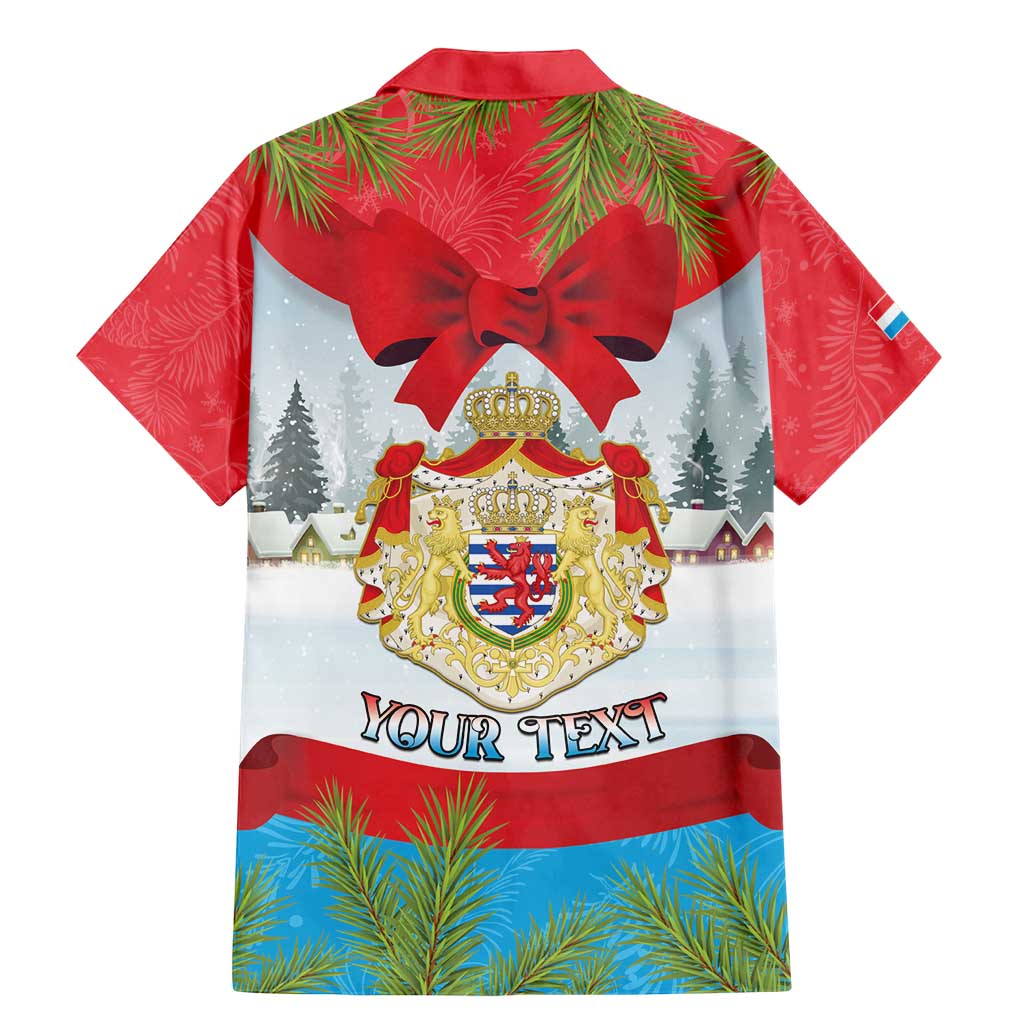 Personalised Luxembourg Christmas Family Matching Mermaid Dress and Hawaiian Shirt Schei Chreschtdeeg 2025 - Wonder Print Shop