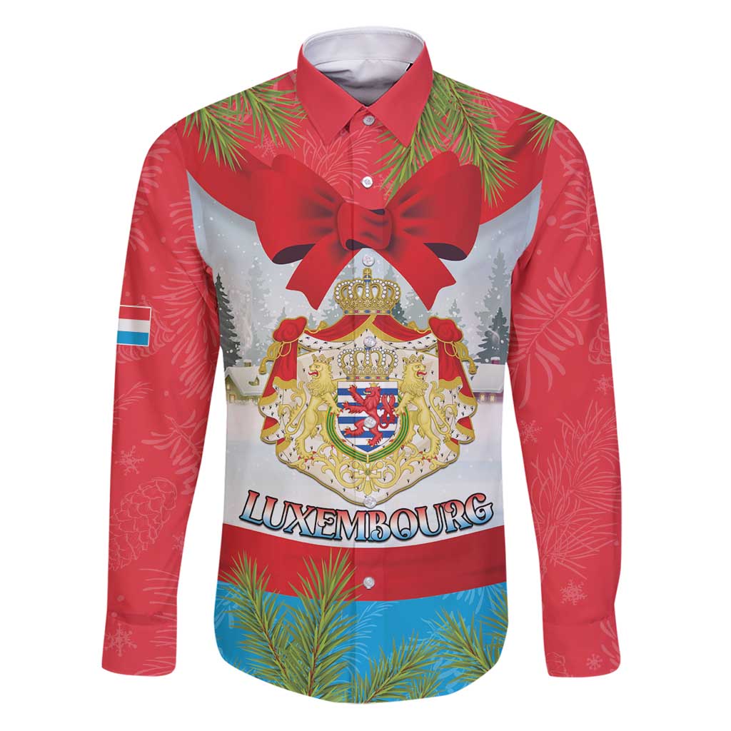 Personalised Luxembourg Christmas Family Matching Puletasi and Hawaiian Shirt Schei Chreschtdeeg 2025 - Wonder Print Shop