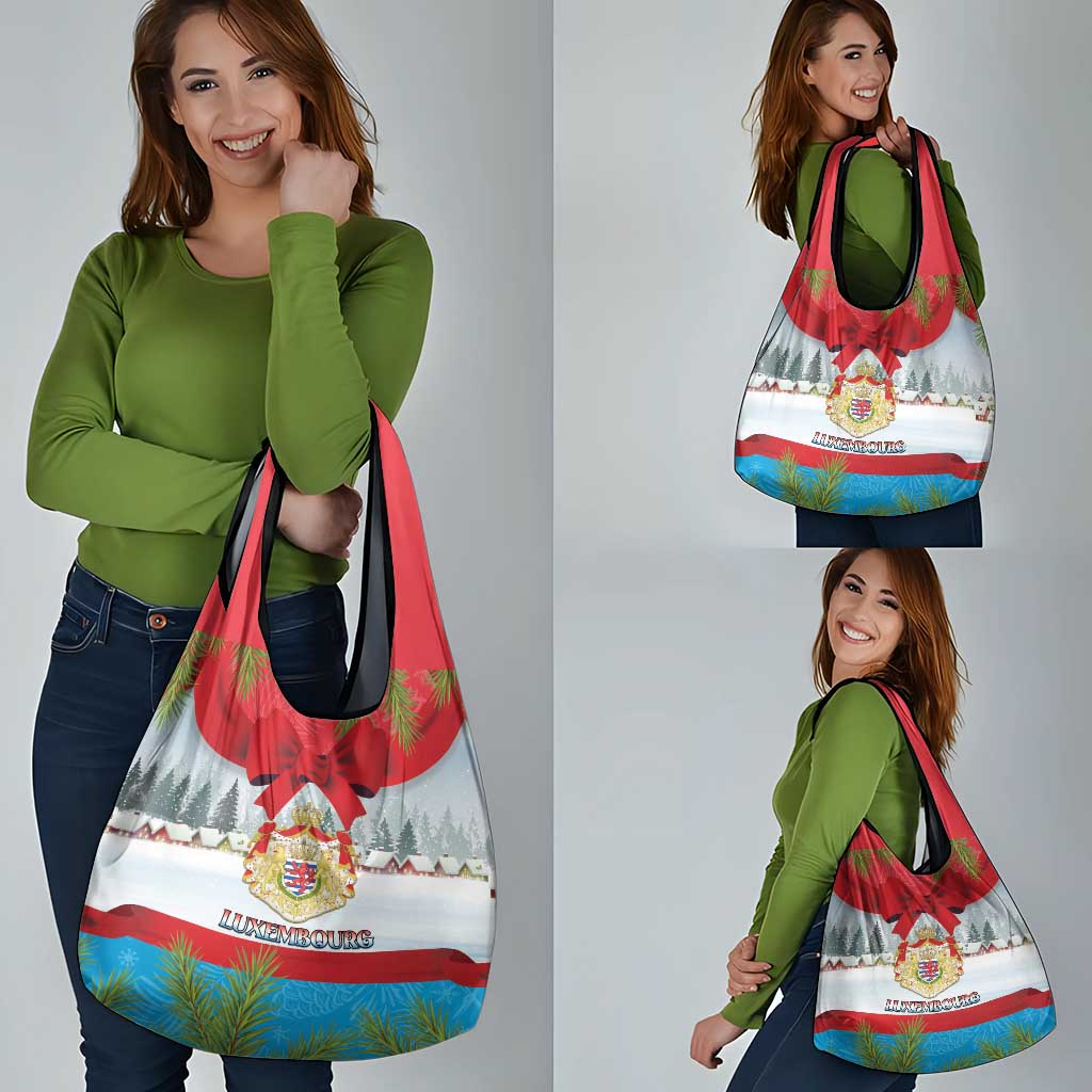 Luxembourg Christmas Grocery Bag Schei Chreschtdeeg 2025 - Wonder Print Shop